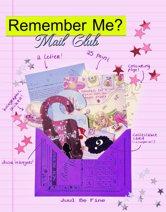 Remember Me? Mail! Issue No. 01 (monthly subscription)