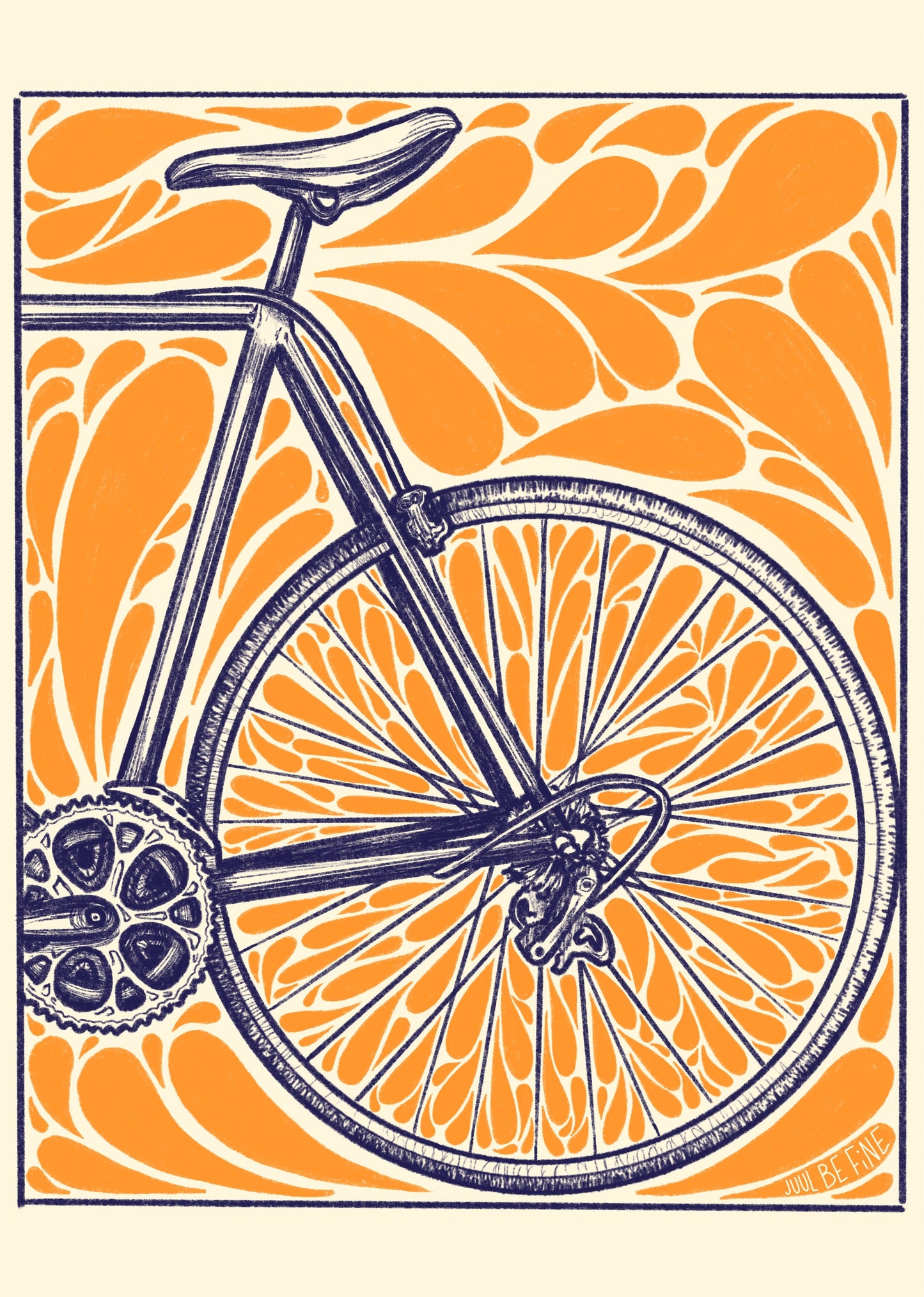 THE BIKE (front and back prints)